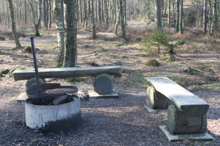 Grillplats  vid konotbryggan i surtesjön