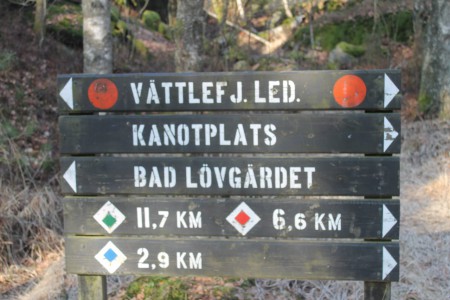 Jag ska inte  följa den översta idag den är 25 km